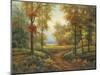 Early Autumn Path-Lazzara-Mounted Art Print