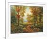 Early Autumn Path-Lazzara-Framed Art Print