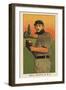 Early Baseball Card, Clyde Hall-null-Framed Art Print