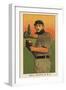 Early Baseball Card, Clyde Hall-null-Framed Art Print