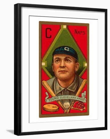 Early Baseball Card, Cy Young-null-Framed Art Print