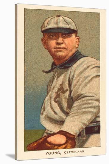 Early Baseball Card, Cy Young-null-Stretched Canvas