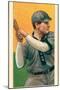 Early Baseball Card, Frank Chance-null-Mounted Art Print