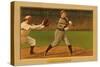 Early Baseball Card, Frank Chance-null-Stretched Canvas