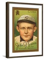 Early Baseball Card, Johnny Evers-null-Framed Art Print