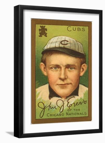 Early Baseball Card, Johnny Evers-null-Framed Art Print