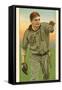 Early Baseball Card, Rube Waddell-null-Framed Stretched Canvas