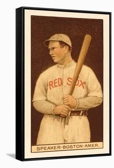 Early Baseball Card, Tris Speaker-null-Framed Stretched Canvas