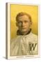 Early Baseball Card, Walter Johnson-null-Stretched Canvas