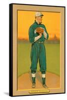 Early Baseball Card, Walter Johnson-null-Framed Stretched Canvas