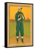 Early Baseball Card, Walter Johnson-null-Framed Stretched Canvas