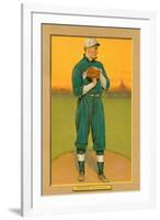 Early Baseball Card, Walter Johnson-null-Framed Art Print