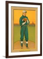 Early Baseball Card, Walter Johnson-null-Framed Art Print