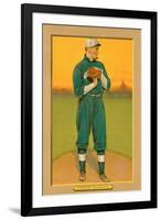 Early Baseball Card, Walter Johnson-null-Framed Art Print