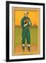 Early Baseball Card, Walter Johnson-null-Framed Art Print