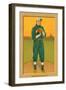 Early Baseball Card, Walter Johnson-null-Framed Art Print