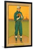 Early Baseball Card, Walter Johnson-null-Framed Art Print