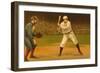 Early Baseball Players-null-Framed Art Print