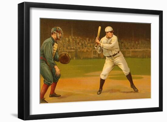 Early Baseball Players-null-Framed Art Print