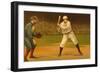 Early Baseball Players-null-Framed Art Print