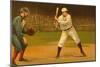 Early Baseball Players-null-Mounted Art Print