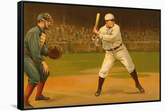 Early Baseball Players-null-Framed Stretched Canvas