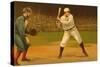 Early Baseball Players-null-Stretched Canvas