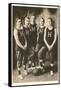 Early Basketball Team-null-Framed Stretched Canvas