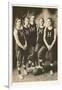 Early Basketball Team-null-Framed Art Print