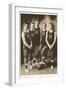 Early Basketball Team-null-Framed Art Print