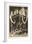 Early Basketball Team-null-Framed Art Print