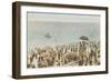 Early Beach Scene-null-Framed Art Print