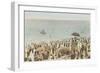 Early Beach Scene-null-Framed Art Print