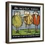 Early Bird and Worm Poster-Tim Nyberg-Framed Premium Giclee Print