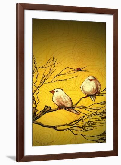 Early Bird Tweets-Cherie Roe Dirksen-Framed Giclee Print