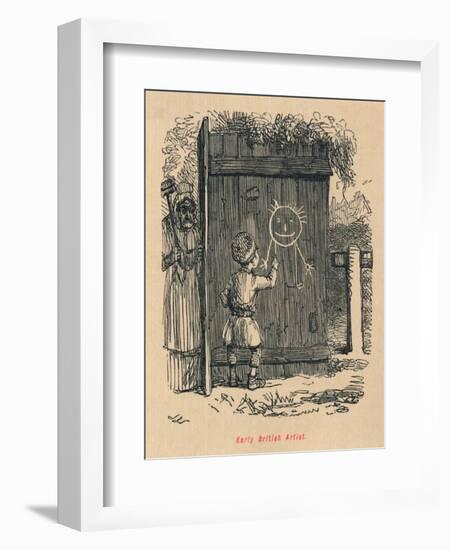 'Early British Artist', c1860, (c1860)-John Leech-Framed Giclee Print