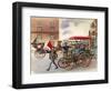 Early Car, with Man with a Flag-Peter Jackson-Framed Giclee Print