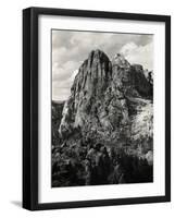 Early Carving on Mount Rushmore-null-Framed Photographic Print