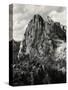 Early Carving on Mount Rushmore-George Rinhart-Stretched Canvas