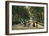 Early Central Park Mall, New York City-null-Framed Art Print