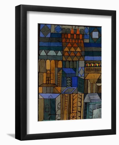 Early Chill (Beginnende Kühle). 1937-Paul Klee-Framed Premium Giclee Print