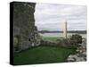 Early Christian Buildings, Devenish Island, County Fermanagh, Northern Ireland-Michael Jenner-Stretched Canvas