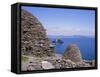 Early Christian Site, Skellig Michael, County Kerry, Munster, Republic of Ireland (Eire), Europe-Michael Jenner-Framed Stretched Canvas