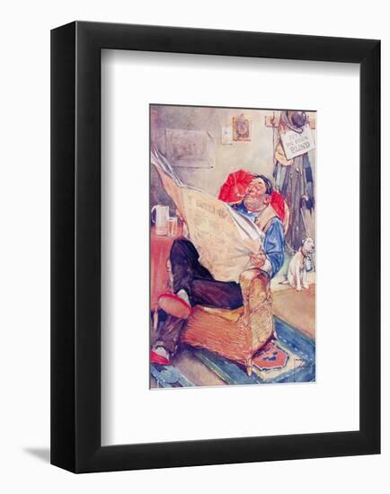 Early Closing Day-Lawson Wood-Framed Premium Giclee Print