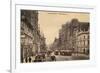 Early Collins Street, Melbourne, Australia-null-Framed Art Print