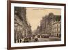 Early Collins Street, Melbourne, Australia-null-Framed Art Print