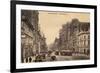 Early Collins Street, Melbourne, Australia-null-Framed Art Print