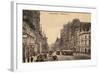 Early Collins Street, Melbourne, Australia-null-Framed Art Print