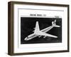 Early Concept of Boeing 757-null-Framed Art Print