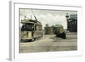 Early Copenhagen Street Scene-null-Framed Art Print